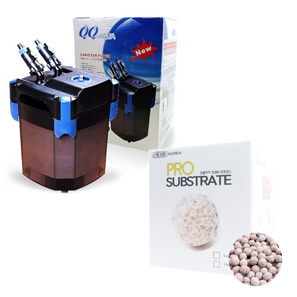 QQ아쿠아 외부여과기 BC1000 여과재 풀세트 [5리터] 135,120원