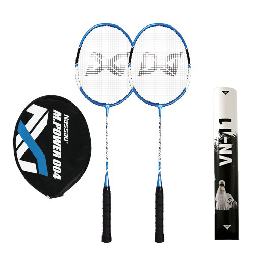 낫소 배드민턴라켓 2자루 1세트 + 벤데타 나일론셔틀콕 VN11 12개입, M.POWER 004 + VN-11, 1세트 27,900원