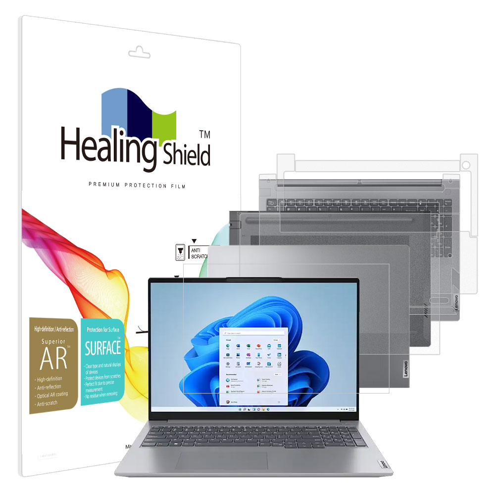힐링쉴드 레노버 씽크북 16 GEN7 AR 고화질 액정보호필름1매 외부3종 67,320원