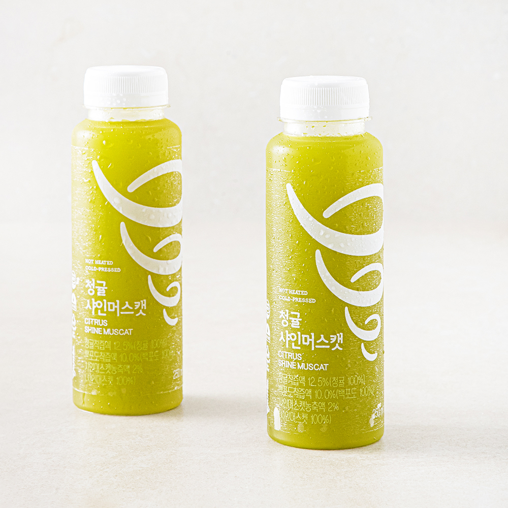 잠바주스 청귤샤인머스캣, 2개, 250ml 9,600원