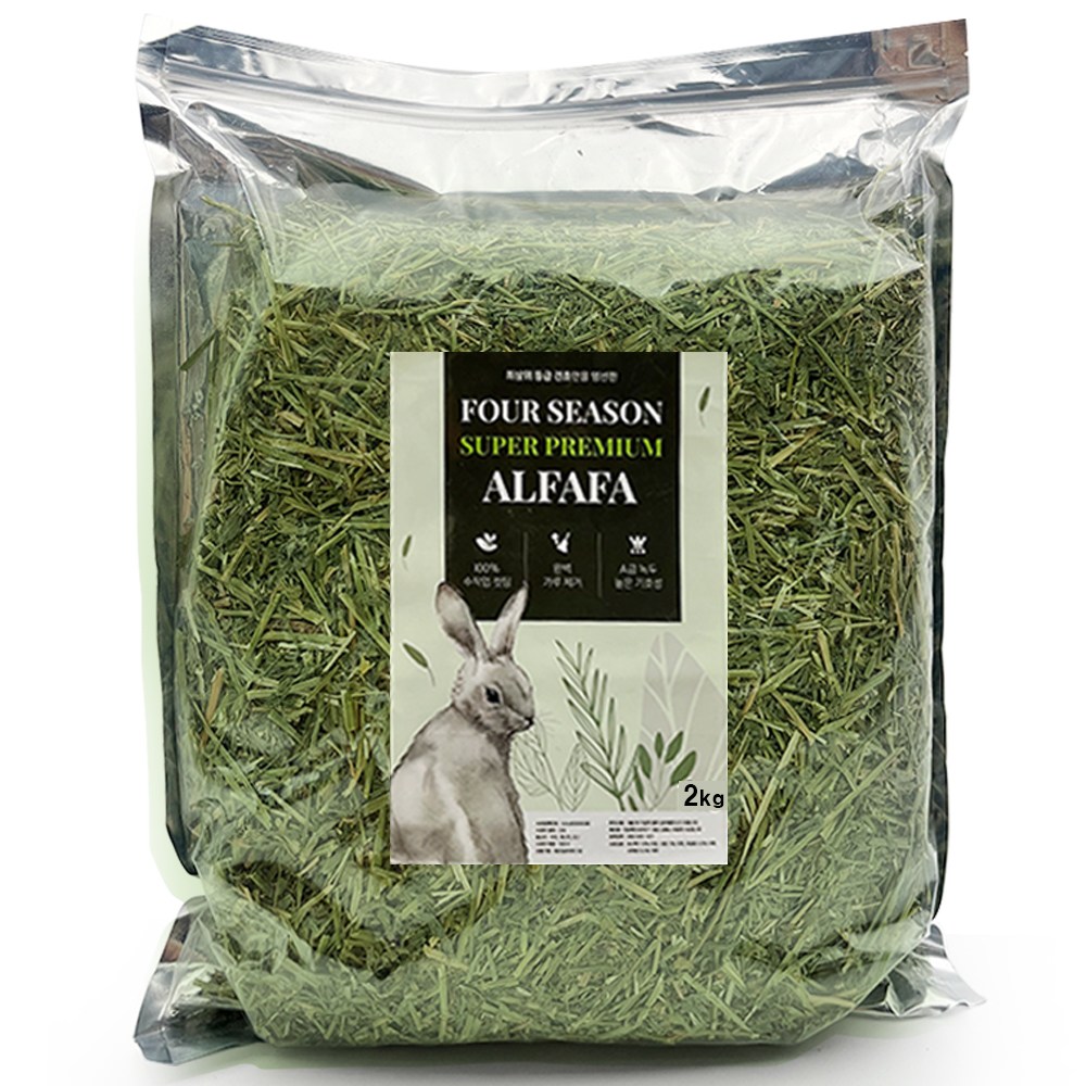 포시즌 손질 알파파, 1개, 2kg 18,500원