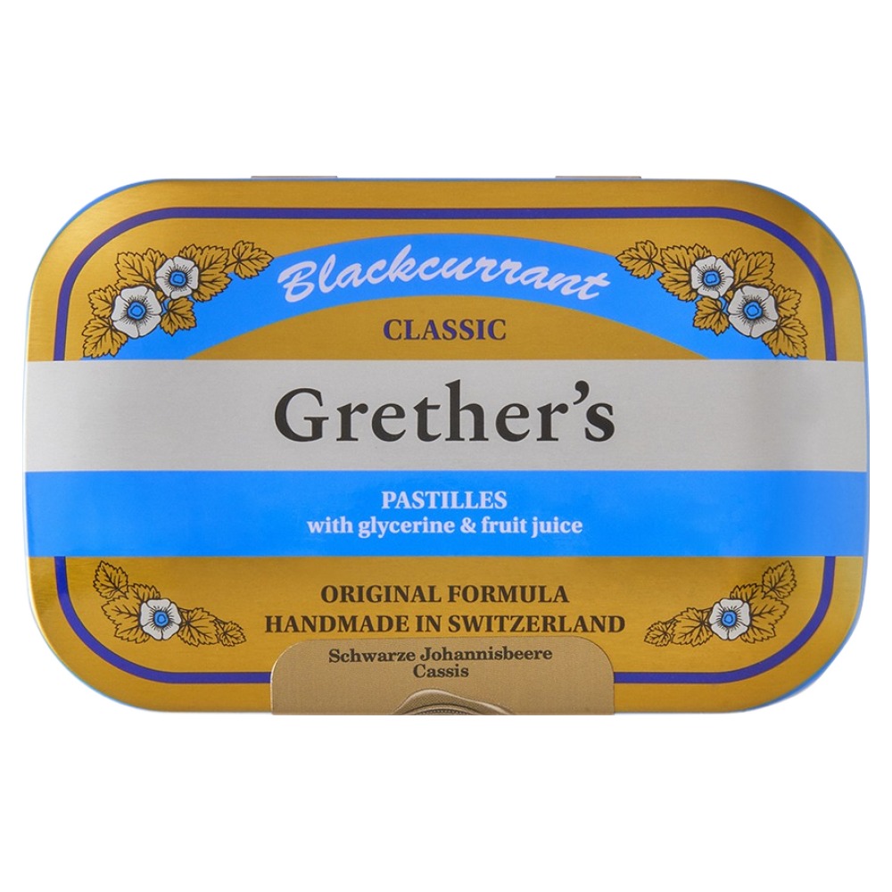 그레터스 파스티유 목캔디 블랙커런트 클래식, 110g, 1개 20,200원