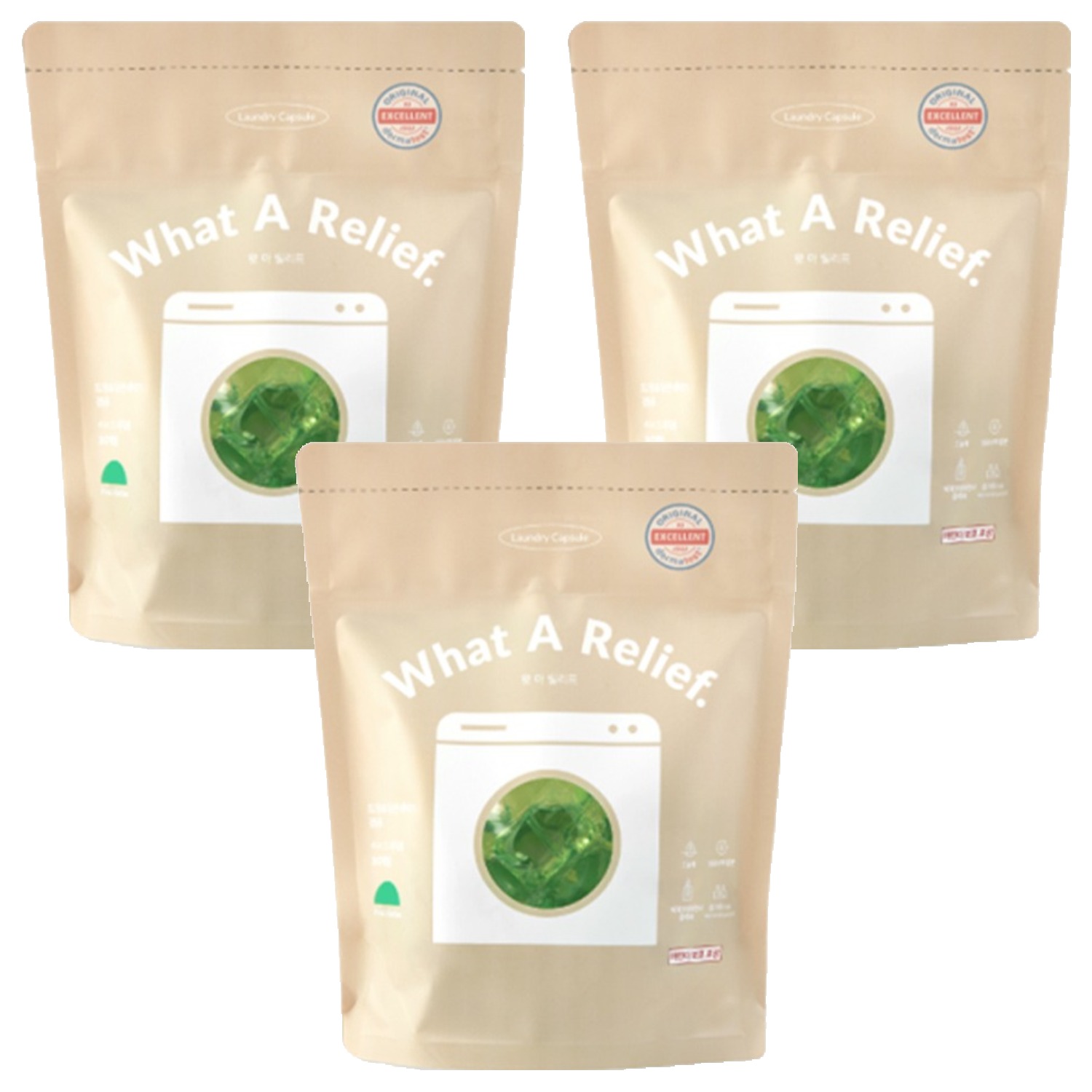 왓아릴리프 올인원 고농축 세탁 캡슐 세제 프레쉬가든, 30개입, 3개 50,500원