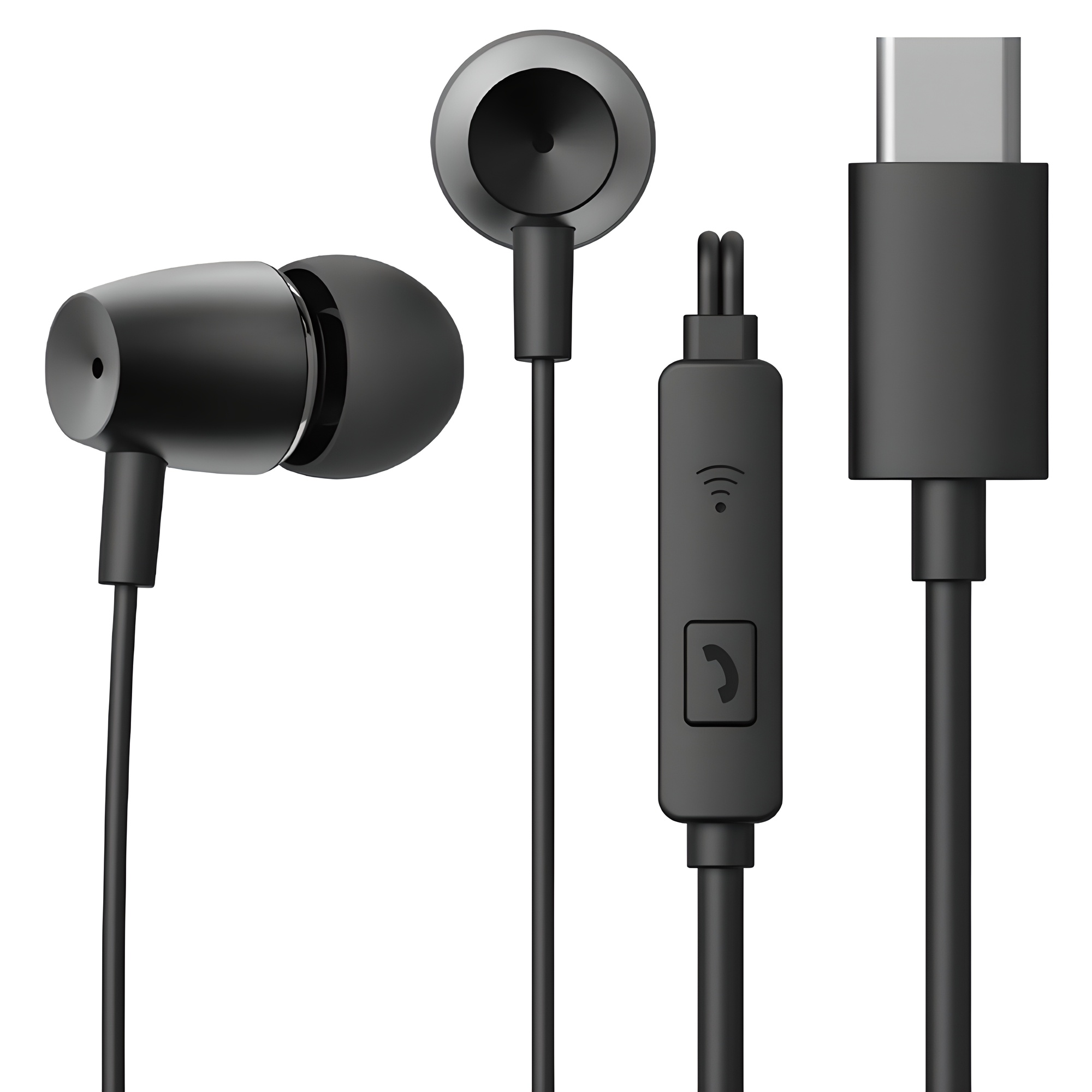 아이리버 패시브 노이즈캔슬링 커널형 아이폰 갤럭시 노트북 데스크탑 호환 C타입이어폰, BVC-160, 블랙 9,000원