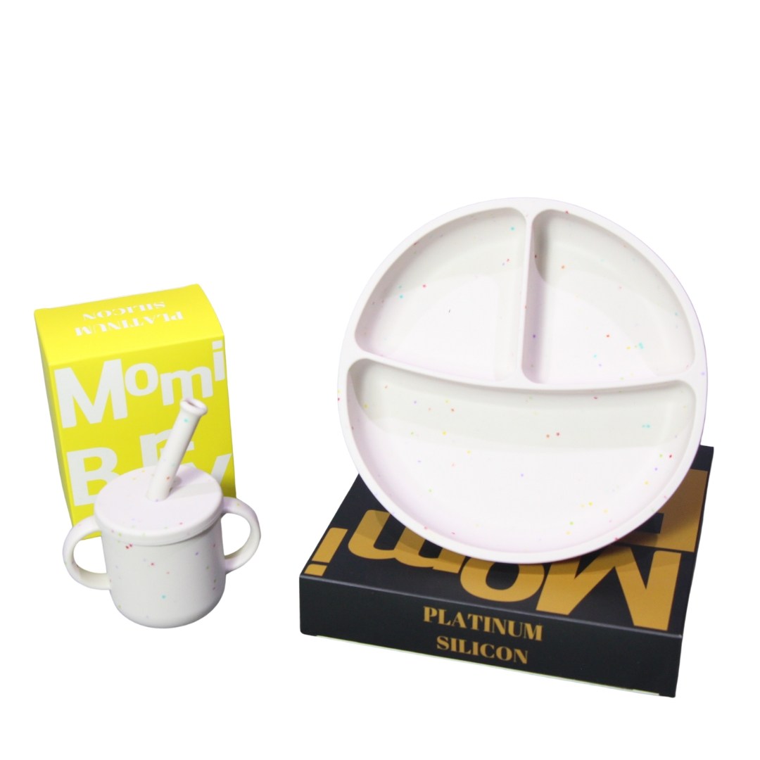 모미베리 흡착식판 자기주도 아기 실리콘 이유식 식판 아이주도 이유식기 17,820원