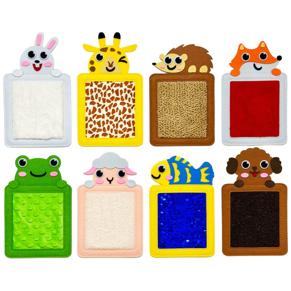 애니멀 동물 촉감판 8종 1세트 어린이 장난감 오감발달 인지놀이 어린이집 교구, 1개, 1세트 38,000원