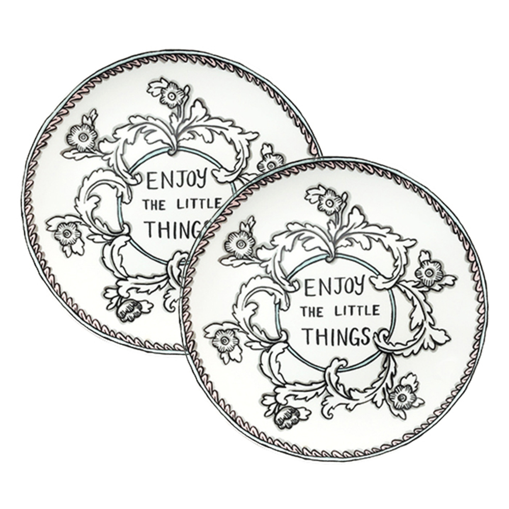 트위그뉴욕 엔조이 더 리틀 띵스 접시 2p 51,800원