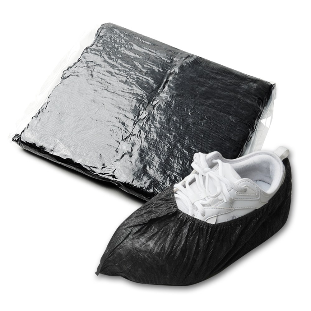 로모주 일회용 부직포 덧신 위생 신발커버, 100개, 블랙 4,500원