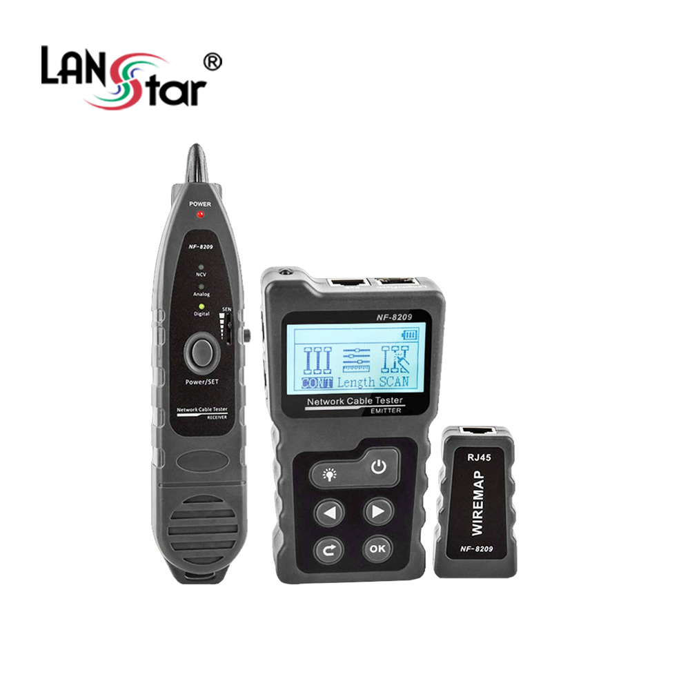 LANstar RJ45 POE 랜 케이블 멀티 테스터기 LS-NF8209, 1세트 81,500원