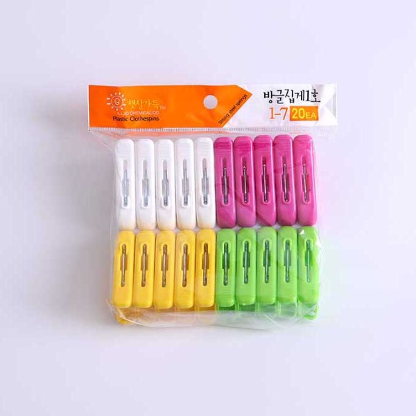일조화학 방글집게1호 20개입 빨래집게 다용도집게 4,980원