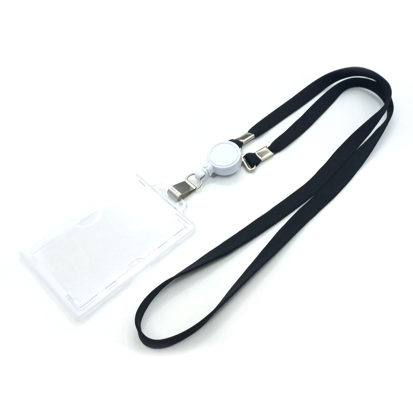 사원증 목걸이 릴홀더 케이스 신분증목걸이 출입증목걸이줄, 블랙 6,600원