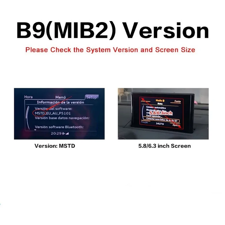 iManAuto 무선 CarPlay 모듈 Audi A3 8V B9 MIB 2013-2018 역방향 카메라 자동차 재생 기능 용 200,100원