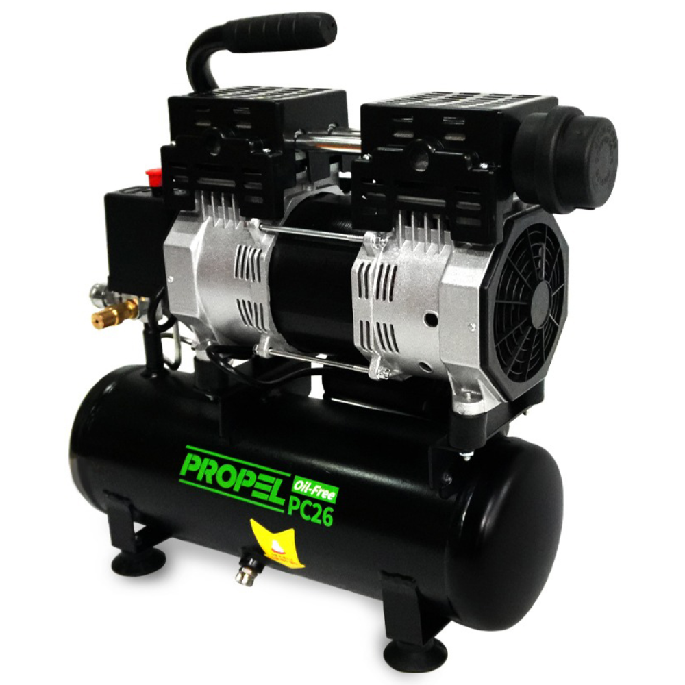 프로펠 에어 콤프레샤 저소음 오일리스 PC26 소형, 1개 125,000원