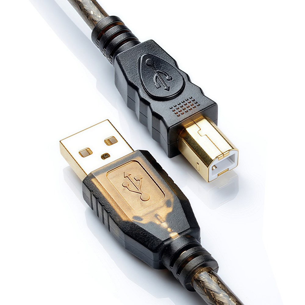 USB 2.0 AB 연결 선 안정 데이터 전송 USB2.0 B타입 프린터 케이블 컴퓨터 연결용, 1.5m, 1개 5,950원