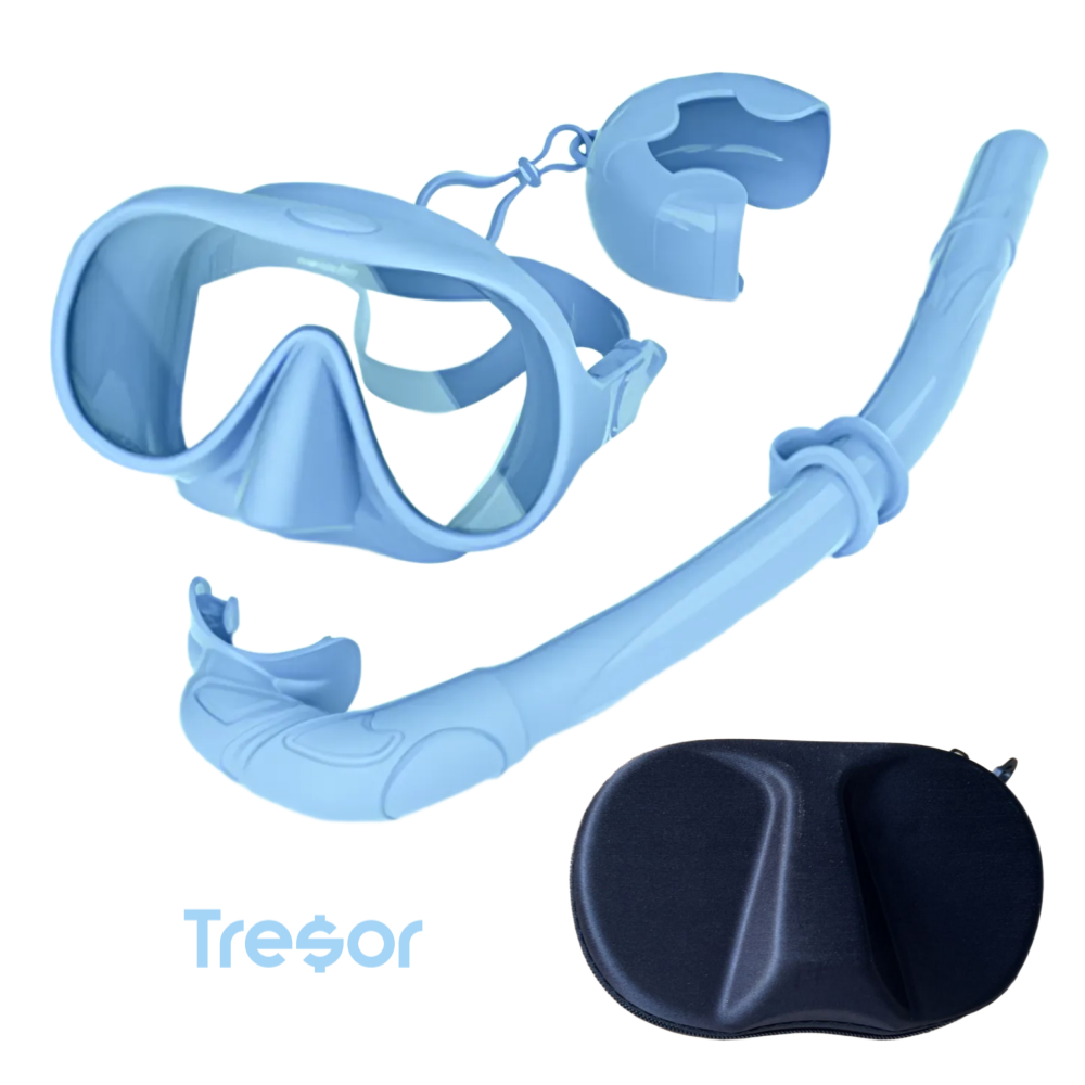 트레조르 접이식 스노클 일안식 스노쿨링 마스크 세트 20,900원