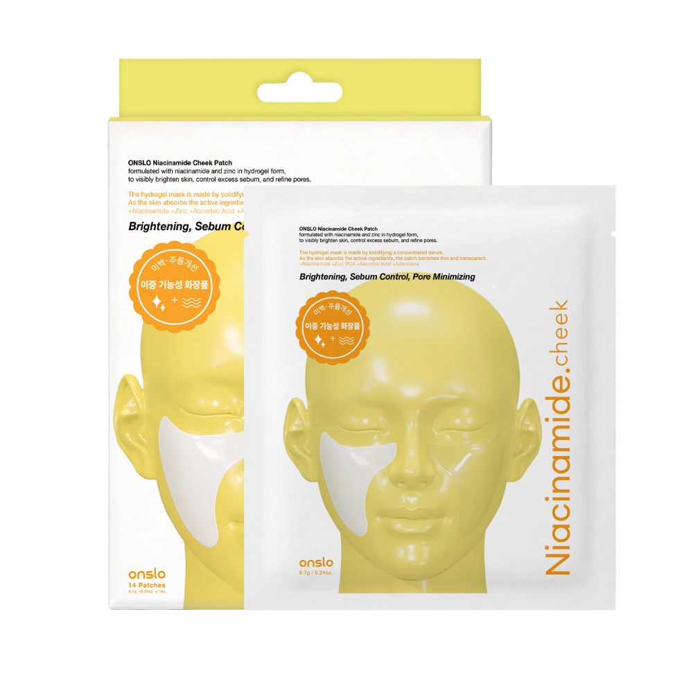 온슬로 나이아신아마이드 치크팩, 1개, 7개입 19,900원