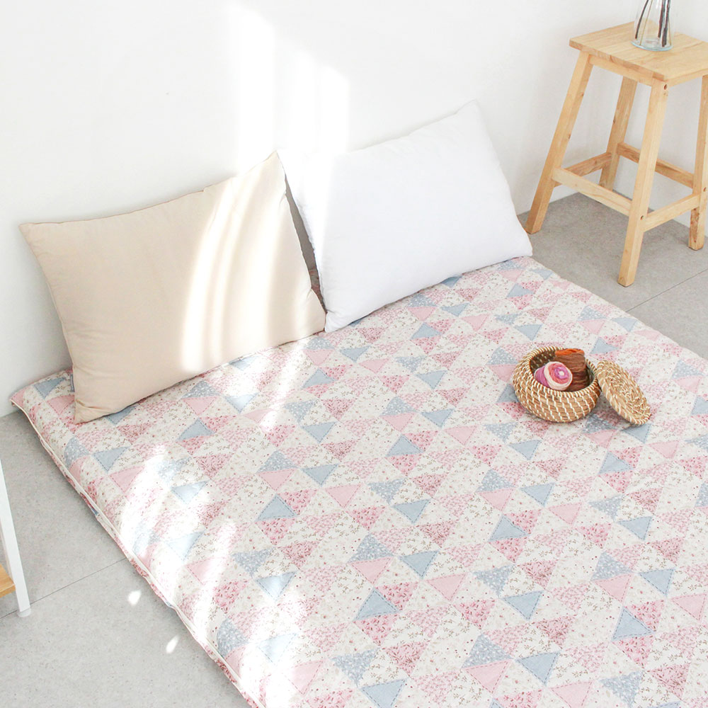 아르떼베딩 포레 요매트(요커버+솜매트) 100% 국산 순면누빔 바닥요 5cm/8cm, 포레 핑크 96,000원