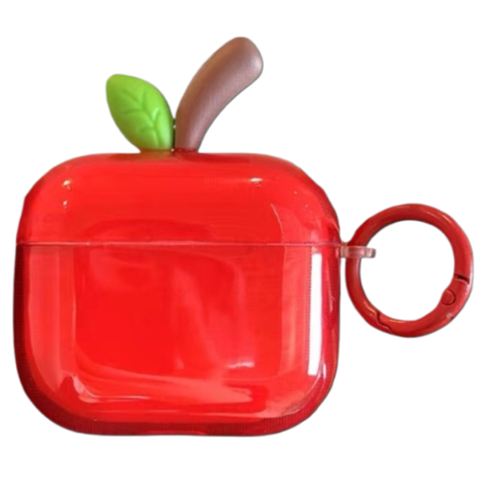 CASHCOO 사과 에어팟 4 보호 케이스, 레드애플, 1개, 단일상품 13,460원