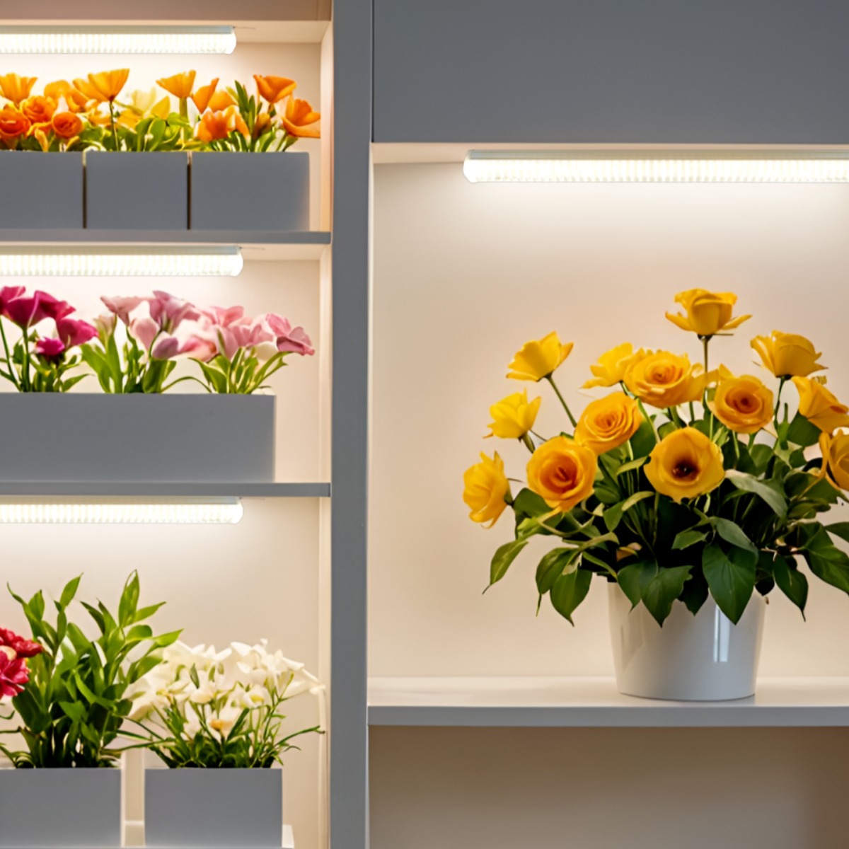 잘자람 LED 식물등 25W 4000K 식물성장촉진 고효율 실내정원 필수 아이템 창빛농원 (전원스위치및 연결선 미포함), 50cm 43,000원