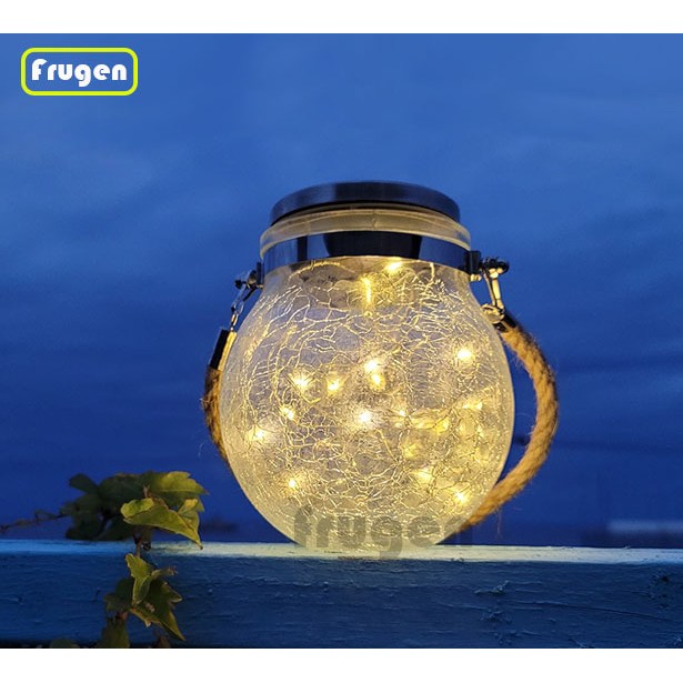 프루젠 감성캠핑랜턴 태양광전등 LED 정원등 야외 태양열 메이슨조명 테라스 전구 9,900원