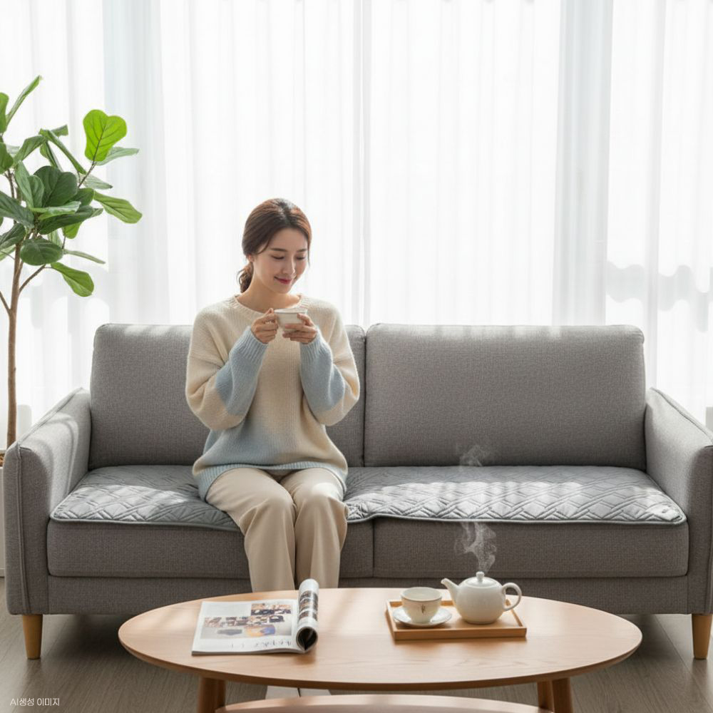 3H한일온열기 탄소 그래핀 EMF 퀼팅 3인 4인 병원용 미니 전기방석 쇼파 온열 싱글 매트 장판 요 50,000원