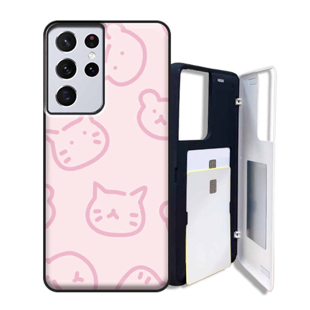 휘케이스 고양이 고야 곰돌이 고마 디자인 갤럭시 S21시리즈 카드 2장 수납 마그네틱 도어범퍼 케이스 17,900원