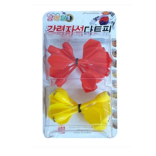 금메달 자석다트핀, 혼합색상, 12개 6,210원