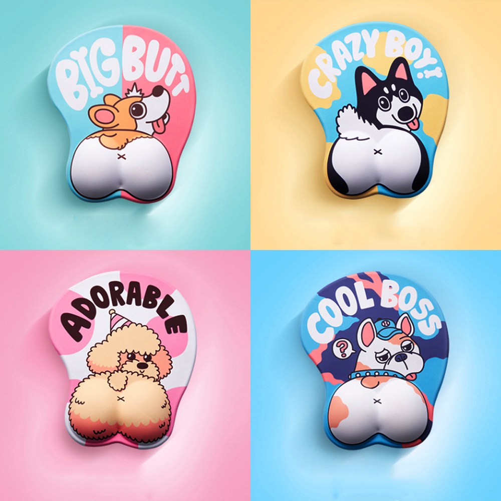 컴튜 캐릭터 러블리펫 친환경 실리콘 젤 손목 보호 마우스패드 13,830원