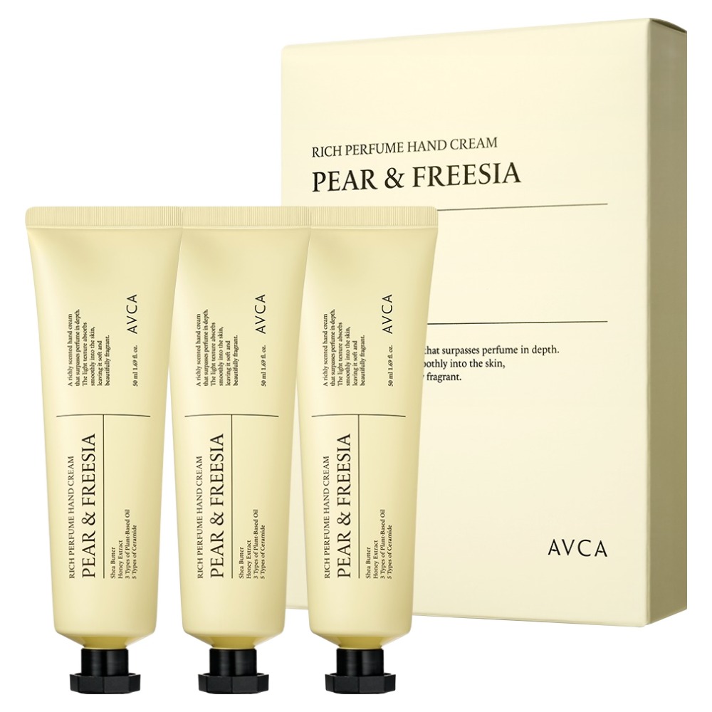 아브카 리치 퍼퓸 핸드크림 페어 앤 프리지아, 3개, 50ml 7,900원