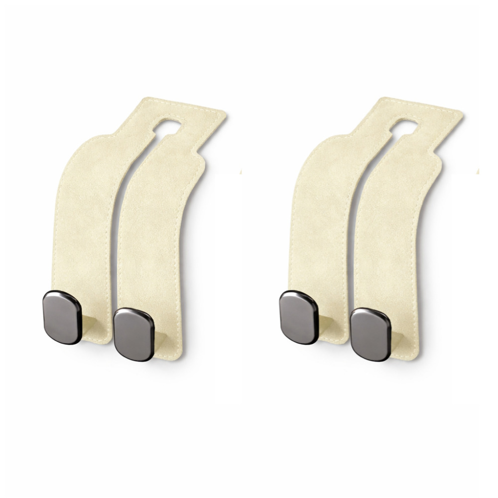 인슈퍼 자동차 가방걸이 헤드레스트 후크 2p, 베이지, 1세트 8,800원