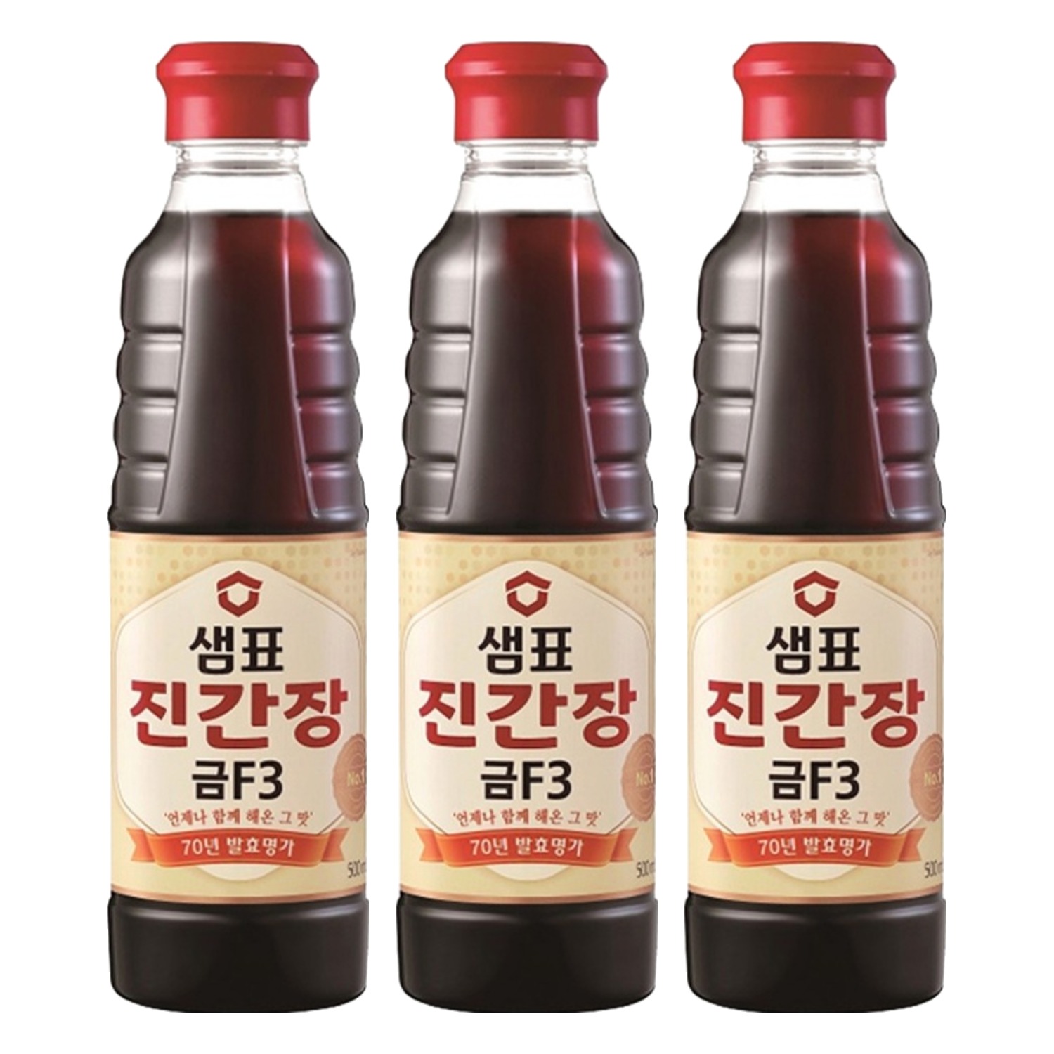 샘표 진간장 금F3, 500ml, 3개 10,820원