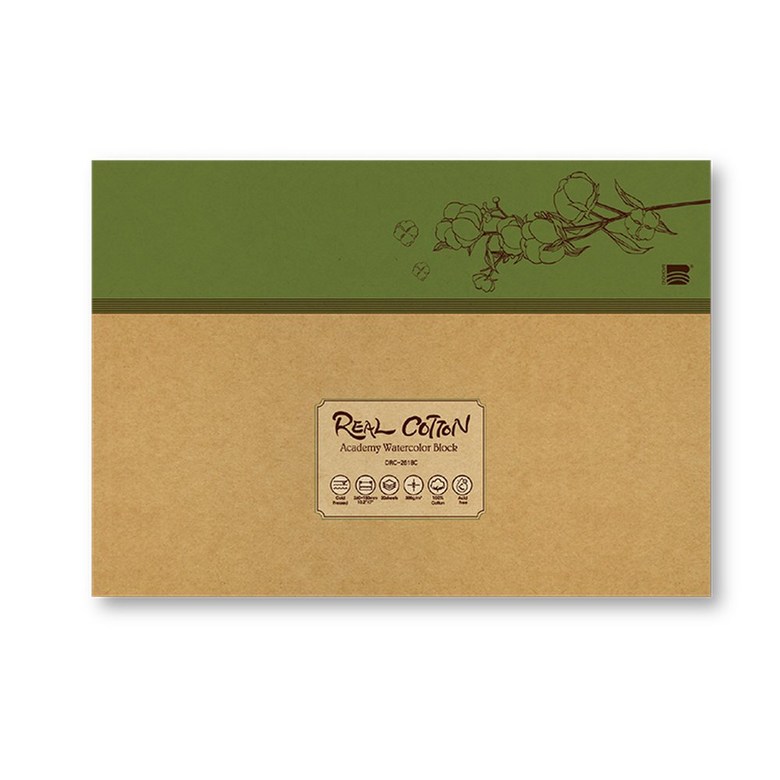 미젤로 리얼코튼 아카데미 수채화스케치북 중목 300g DRC-2618C 260 x 180 mm 31,320원