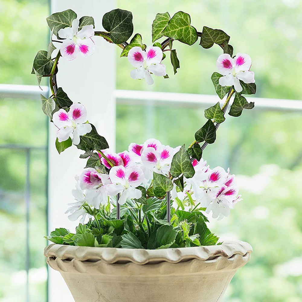 어렌델 초록공간 하트 식물 지지대 2p세트 화분지지대 4,000원