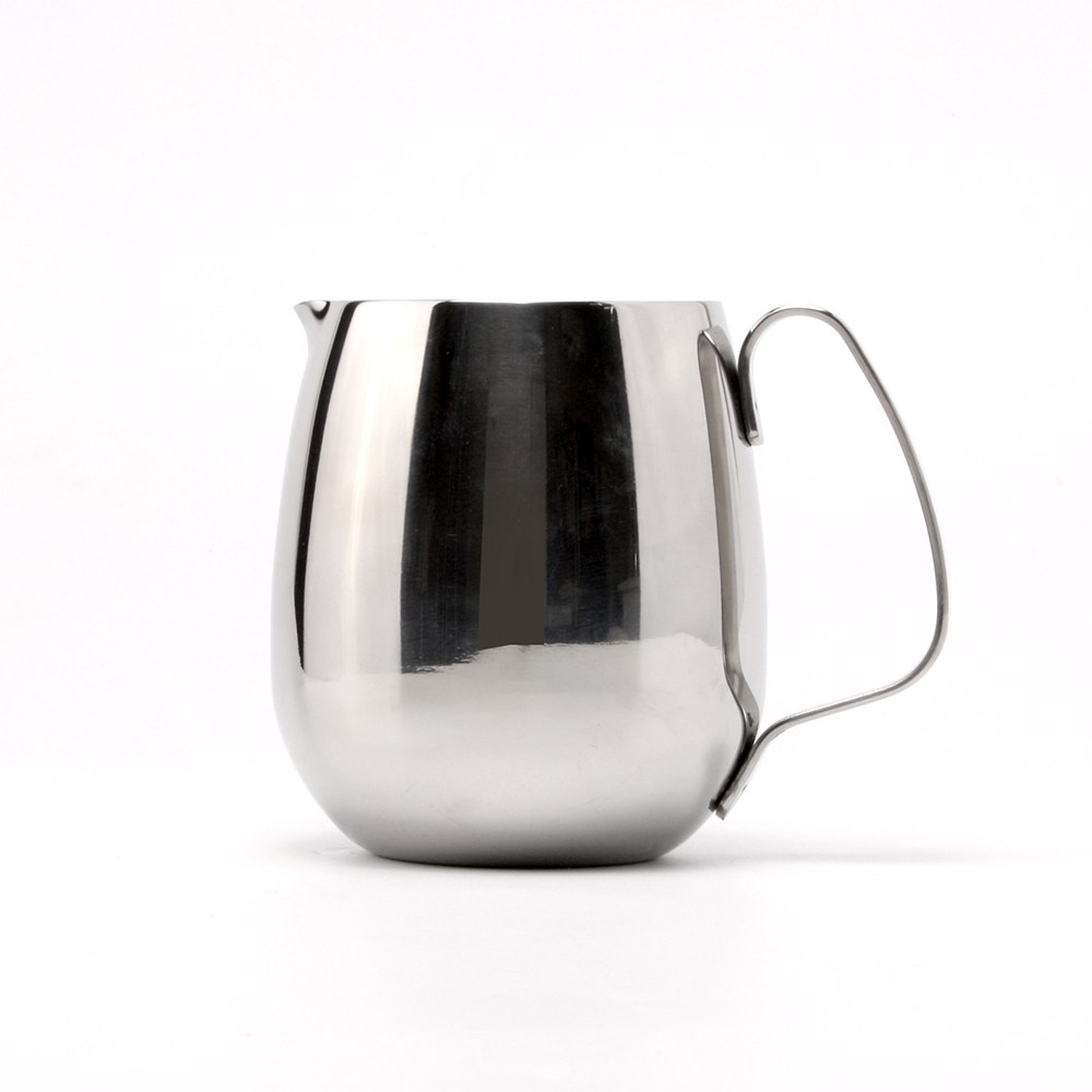 바리스타 라운드형 커피 스팀피쳐 스텐 라떼 카페 밀크저그, 1개, 실버 600ml 8,800원