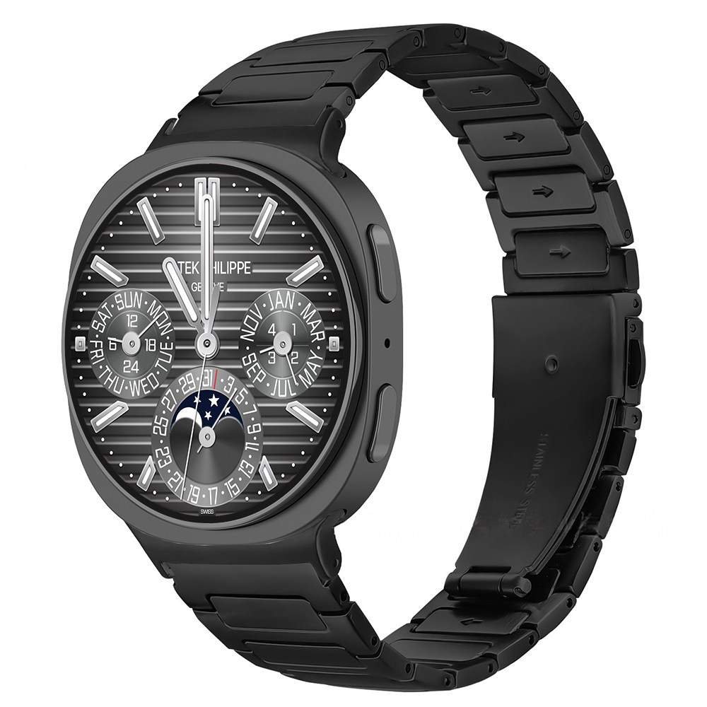 캘릭스 갤럭시워치 호환 노틸러스 메탈 스트랩 밴드 시계줄, 블랙 39,900원