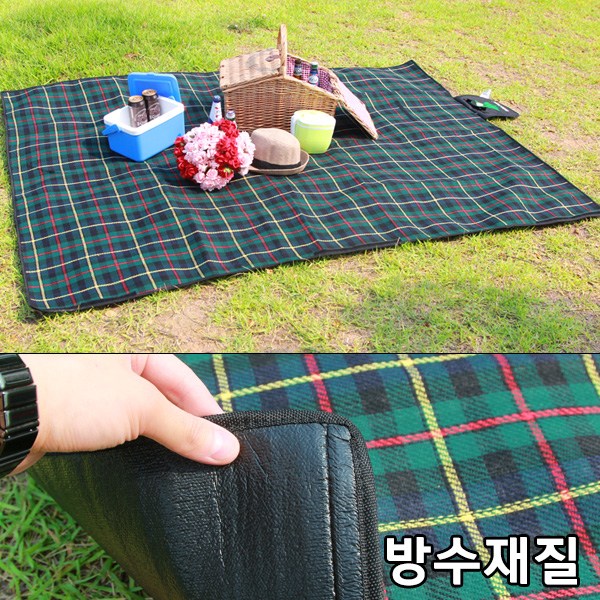 유로파크 방수 피크닉매트 / 돗자리 방수매트 야외매트, 그린 6,900원