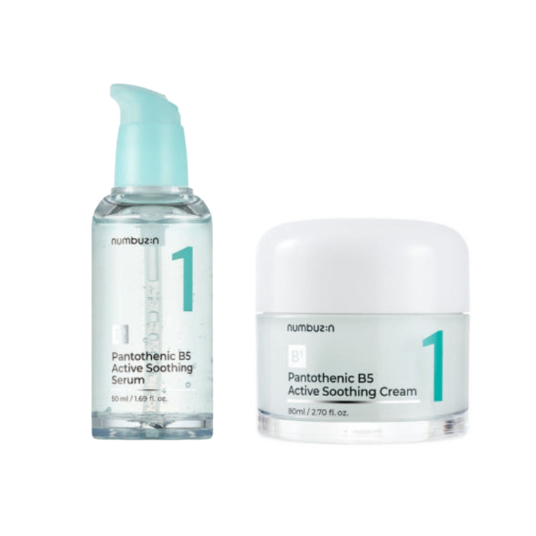 넘버즈인 1번 판토텐산 액티브업 수딩 세럼 50ml + 크림 80ml SET, 130g, 1개 39,990원
