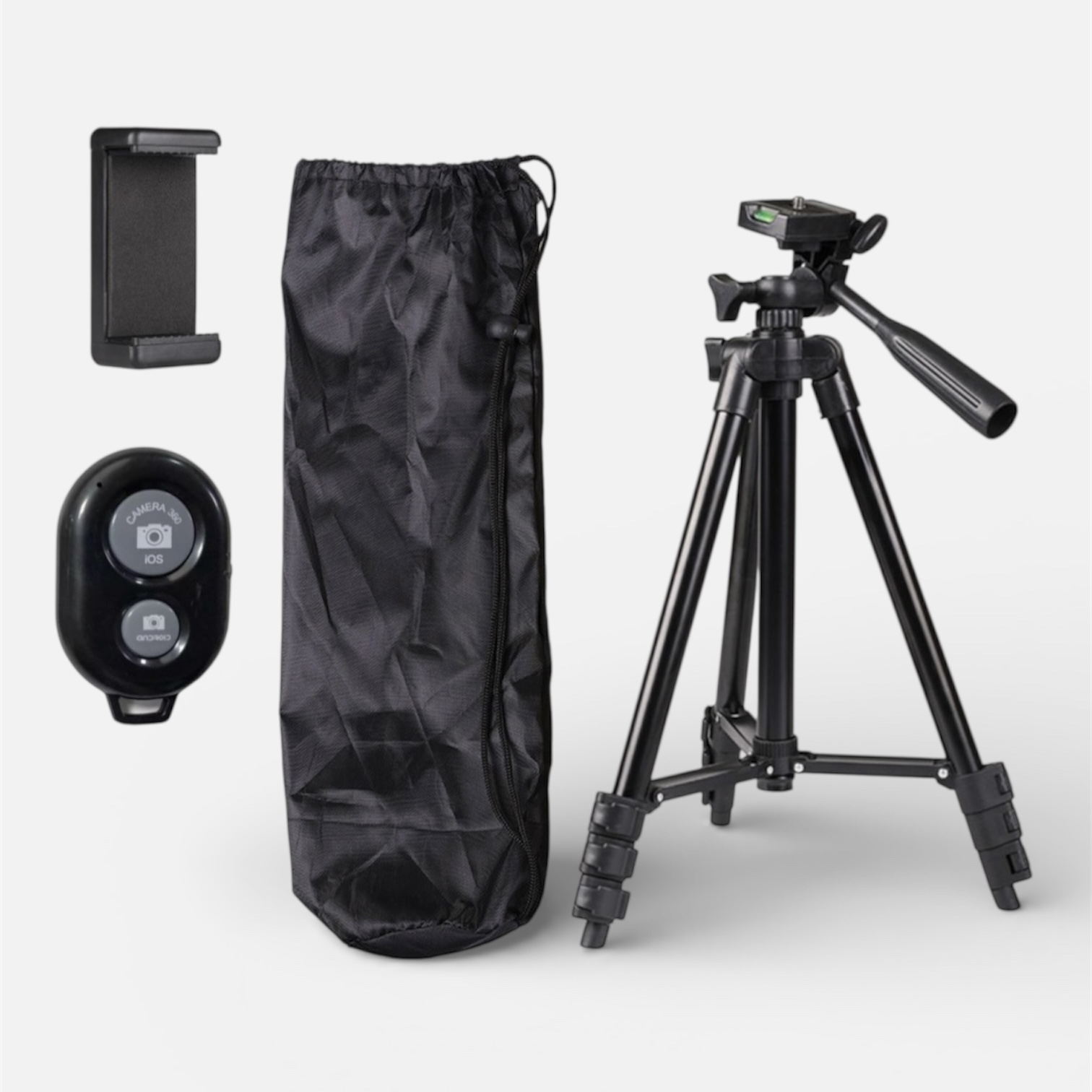 Somang 프리미엄 블루투스 다기능 스탠드 스마트폰 4단 삼각대 거치대, 1개, 블랙, 프리미엄 삼각대 22,900원