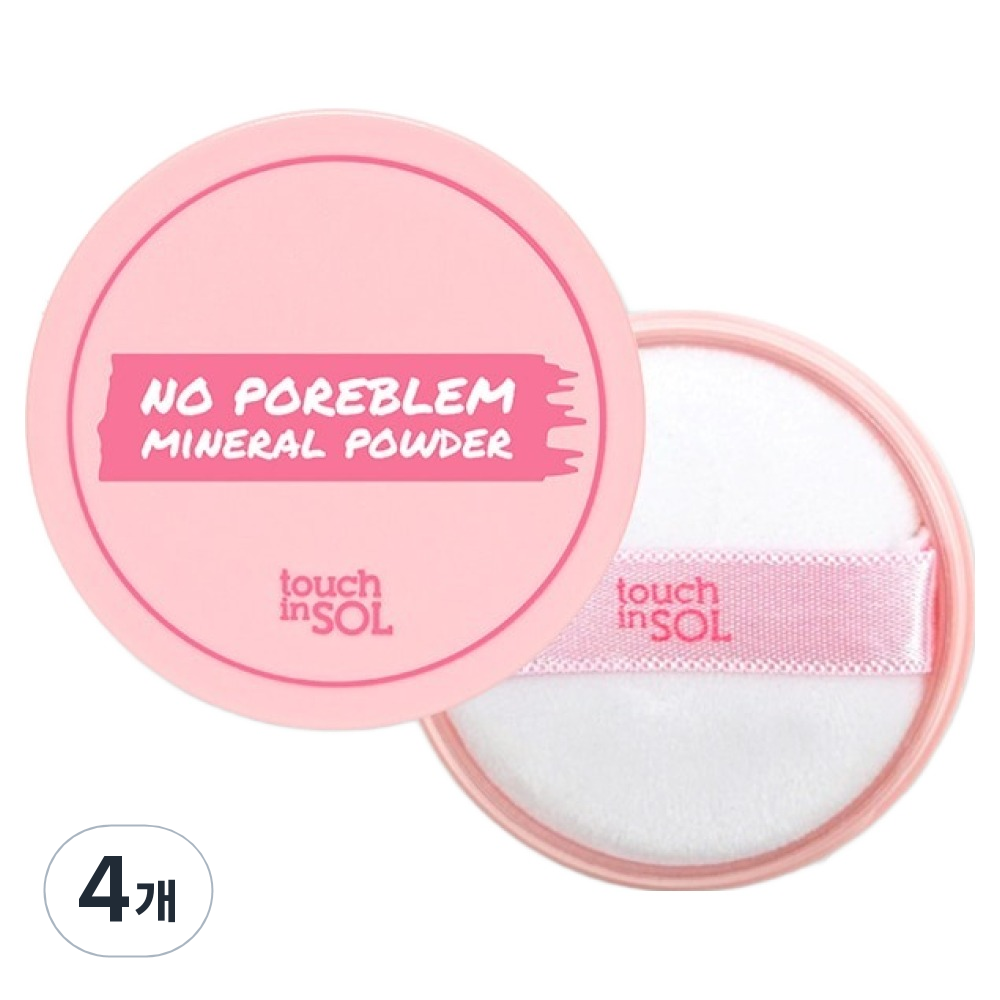 터치인솔 노 포어블럼 미네랄 파우더 5g, 화이트, 4개 67,200원
