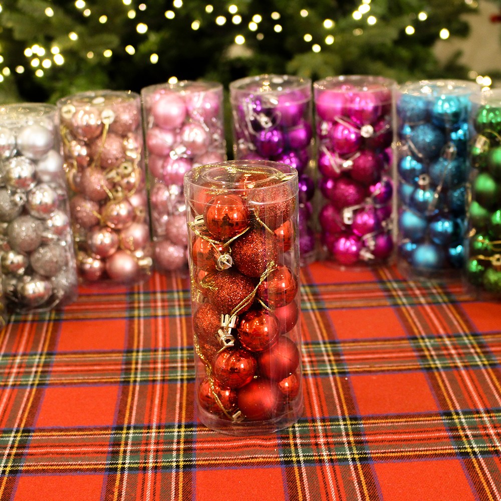 왓위셀 스파클링 트리 오너먼트세트 24p, 1세트, 블루 6,500원