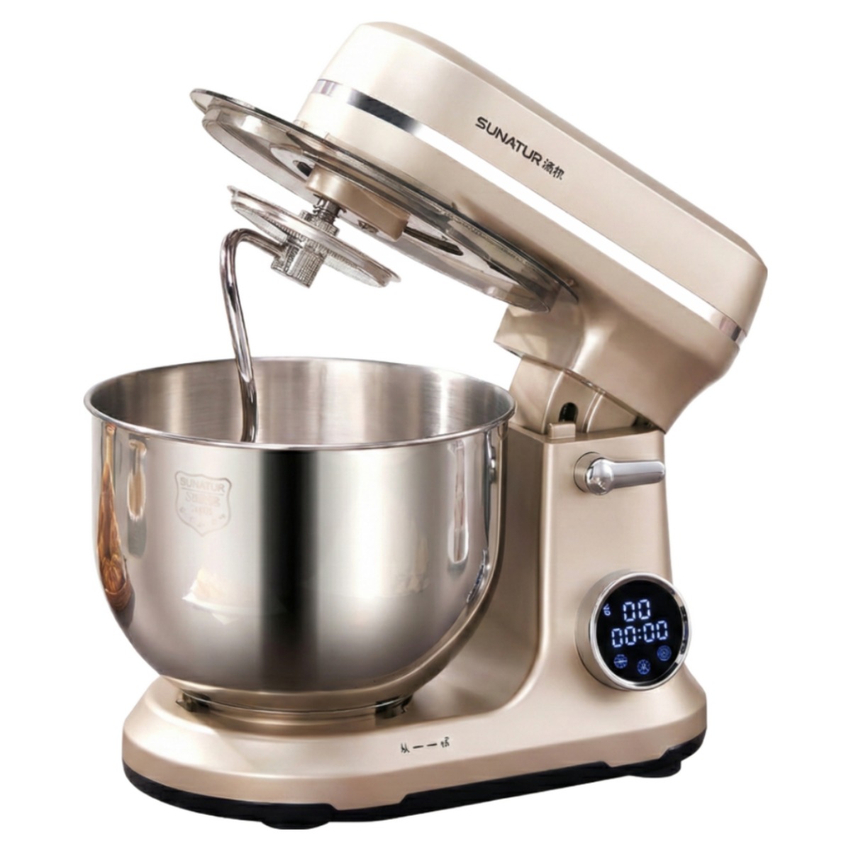 이지도우 DC모터 반죽기 제빵 가정용 업소용, ed-602e,샴페인골드+추가믹싱볼 266,000원