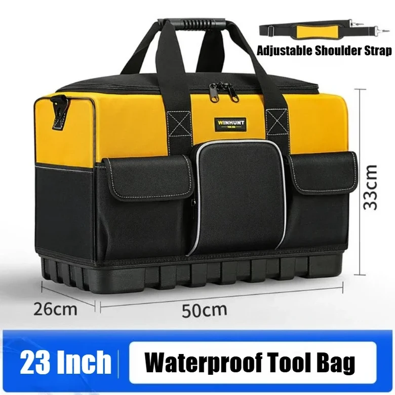 윈헌트 헤비듀티 공구 가방 (플라스틱 바닥 포함) 전기 기술자용 캔버스 파우치 정리함 남성용 선물 48,900원