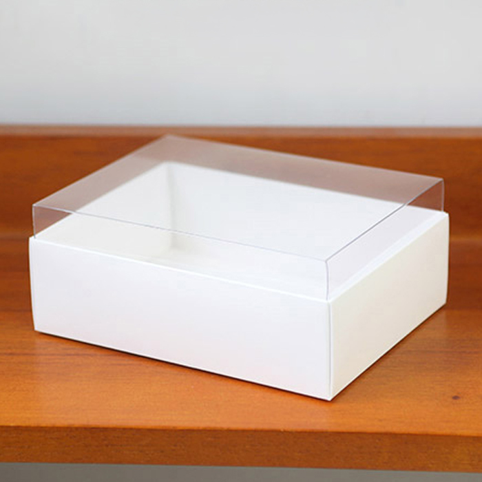 윗투명 마카롱상자 10.3 x 13.5 x 4.1 cm, 로얄아이보리, 10개 9,000원