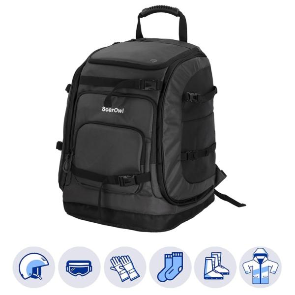 스키 부츠 백팩 스노우보드 방수 가방 SoarOwl 두꺼운 대용량 헬멧 고글 의류 등을 넣을 수 있음 65L 걸 61,020원