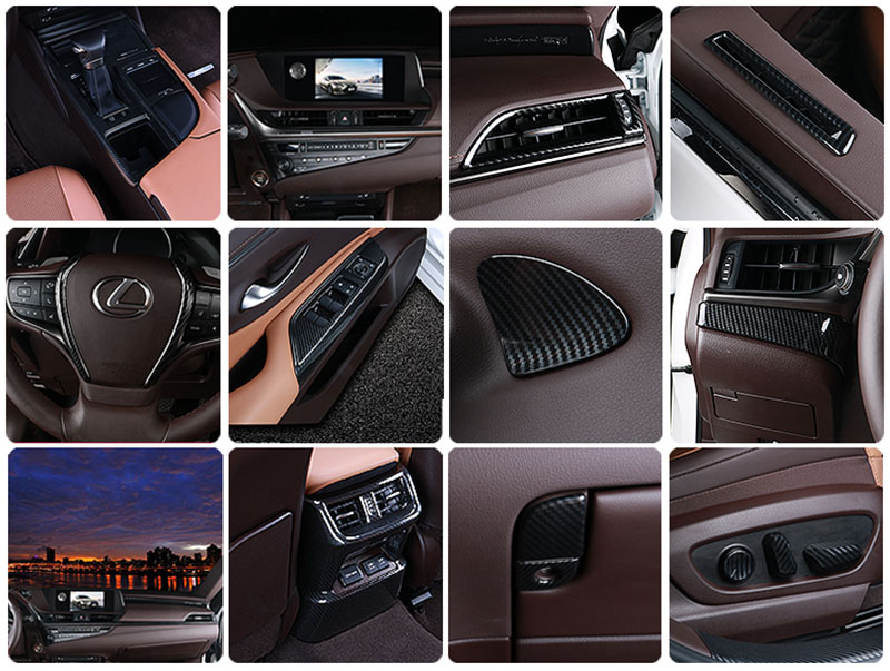 렉서스 ES300h 7세대 카본 인테리어 몰딩셋 47번 430,000원