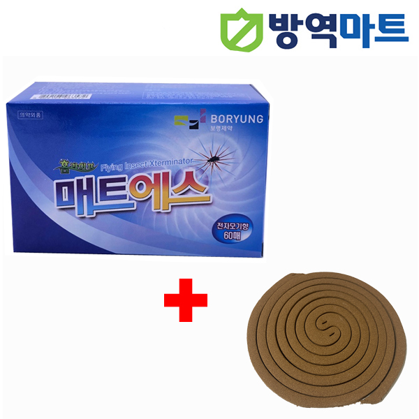 보령제약 매트형 전기 전자 모기향 리필용 매트(60매) + 롤모기향 5,480원