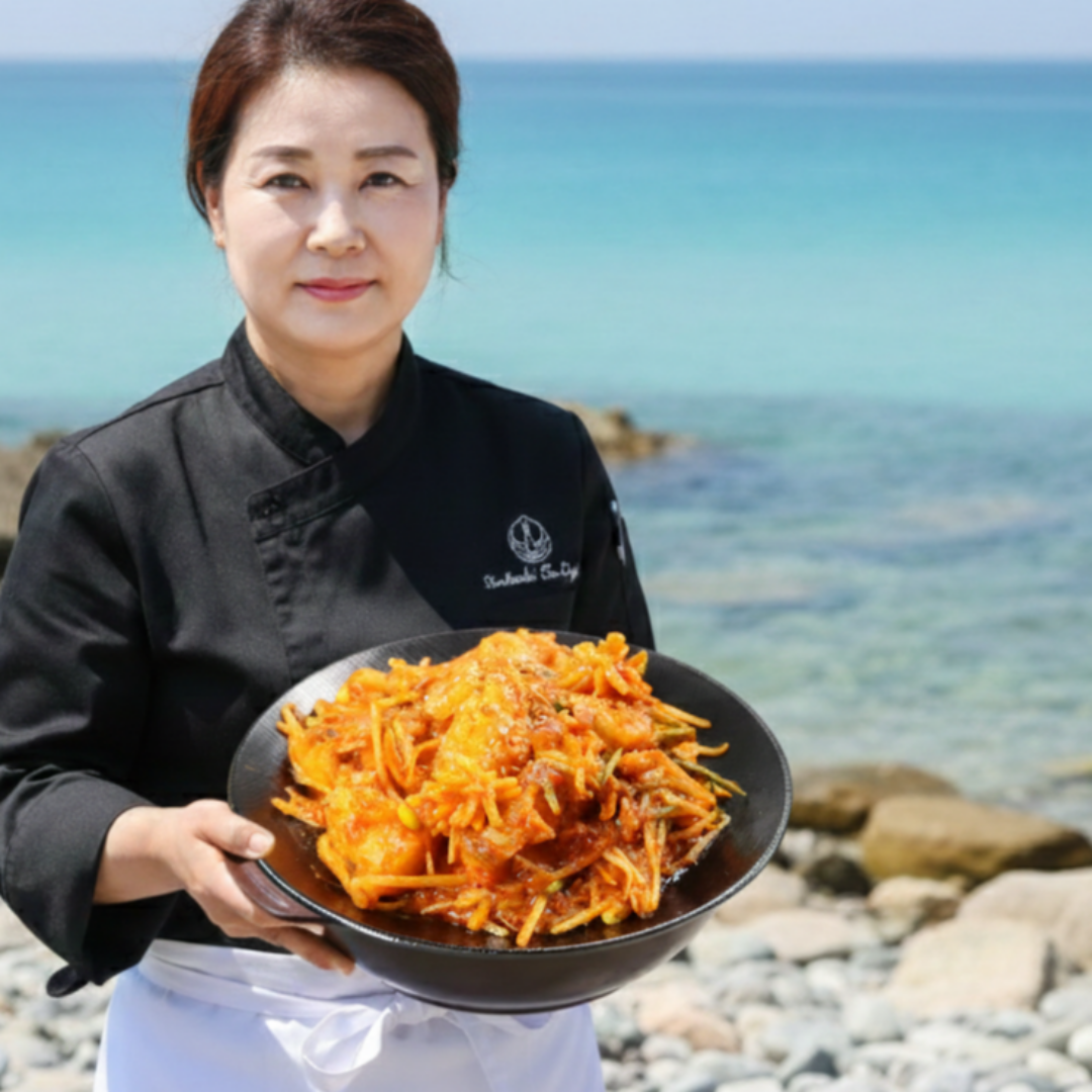 먹사부 [살가득] 푸짐한 간편 손질 순살 아구찜 밀키트 아귀찜 양념 콩나물 미나리 해물 오징어 새우 포함 세트 25,900원