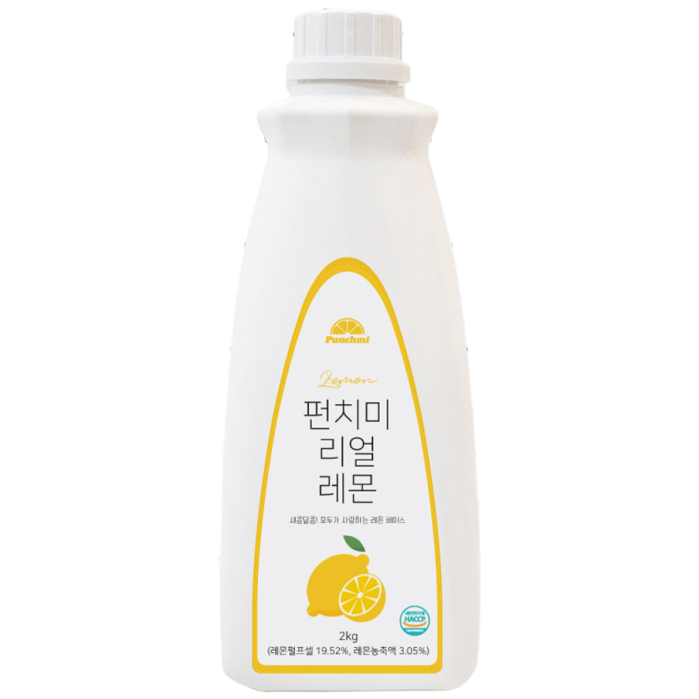 펀치미 리얼 레몬 베이스 대용량, 1개, 2kg 31,730원