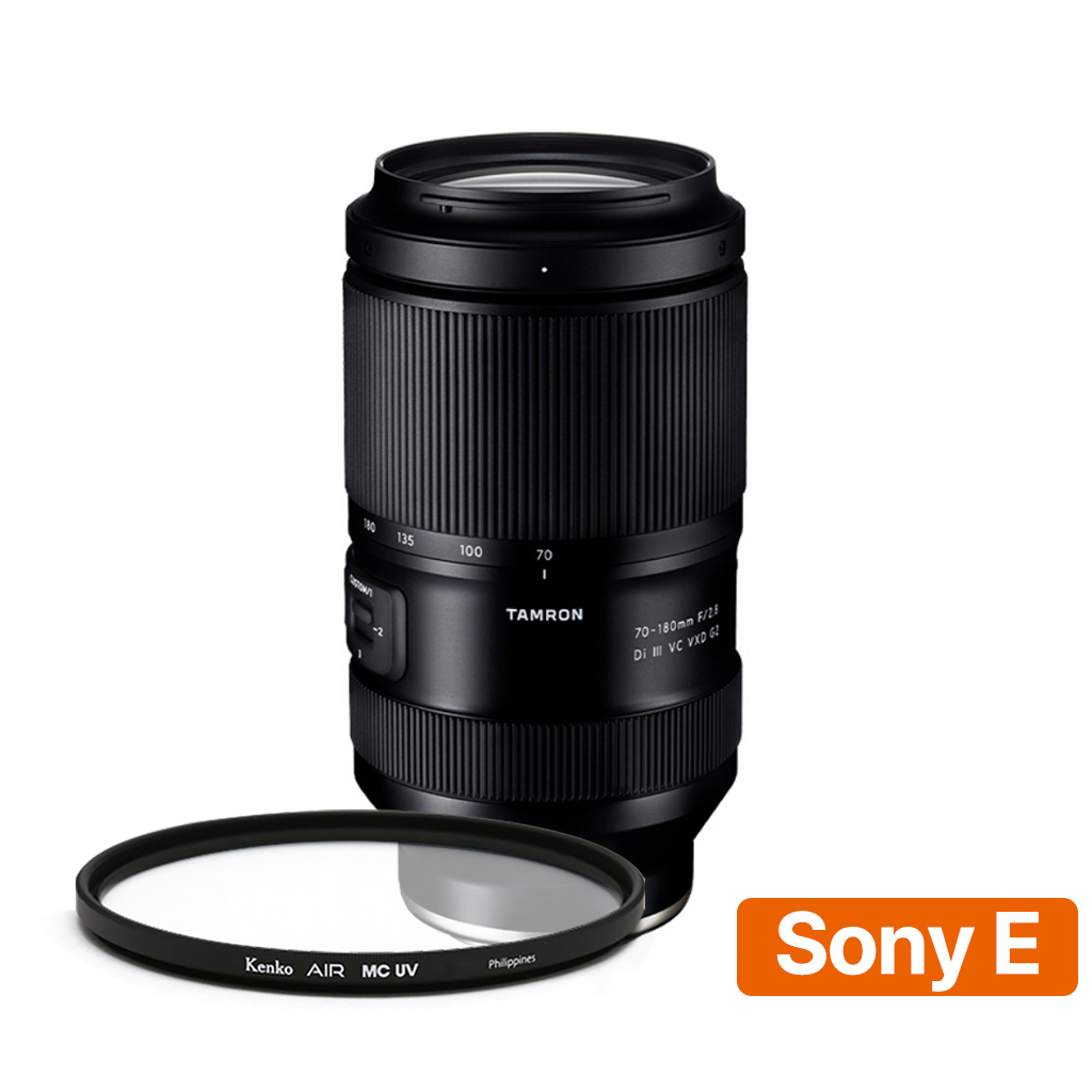 [지금사면 3년보증 + 5만P 증정] 탐론 70-180mm F/2.8 Di III VC VXD G2 A065 소니 FE렌즈 + 겐코 AIR MCUV 67mm, 단일상품 1,657,000원