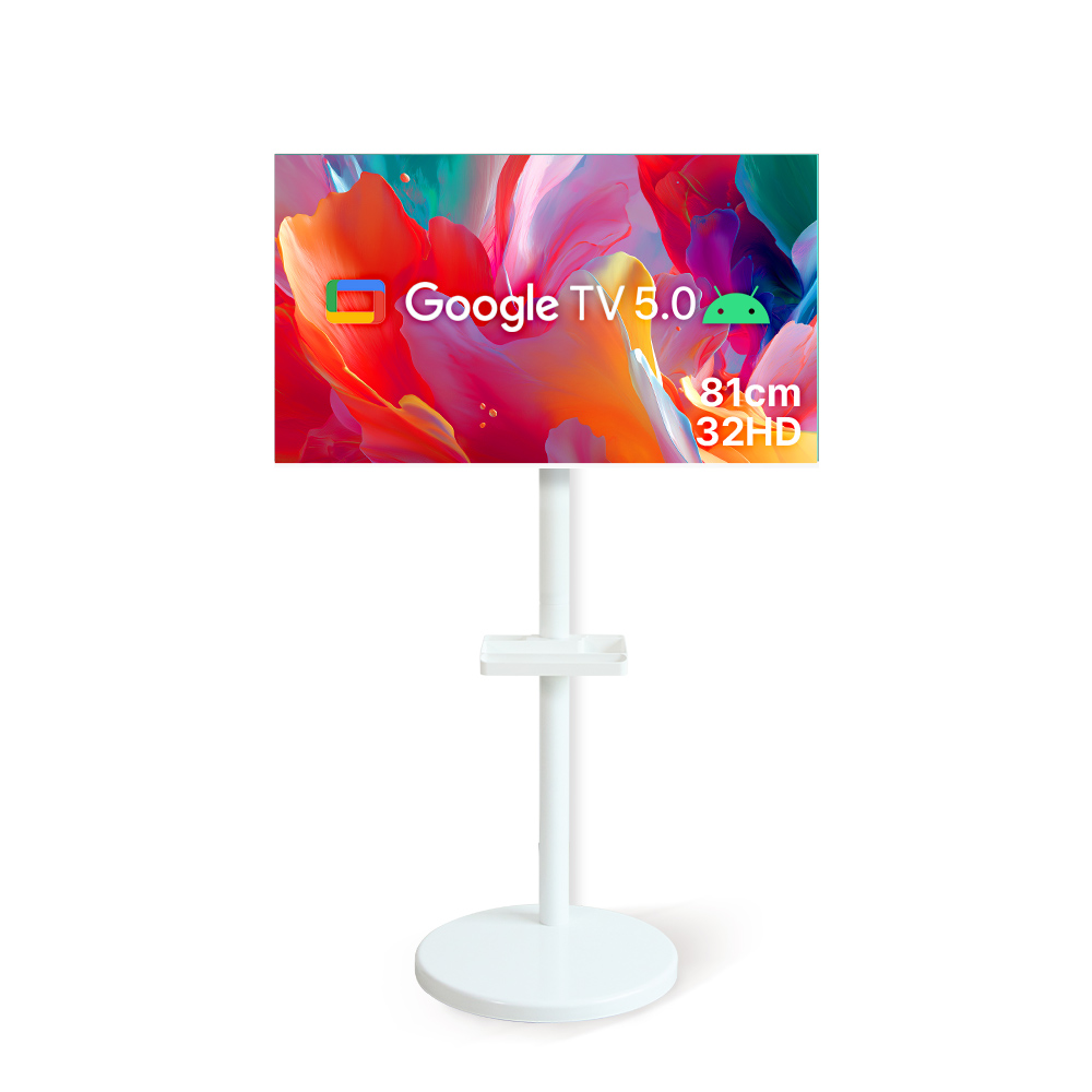 무빙큐빅스 화이트에디션 32인치 HD 삼탠바이미 퍼스트 셋트 이동식 스마트TV 삼텐바이미 중소바이미, 고객직접설치, 스탠드형, 삼탠바이미 퍼스트, 81cm/32인치 279,000원